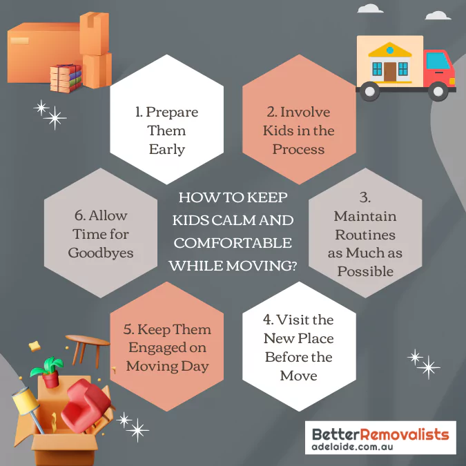 tips to keep kids calm during a move