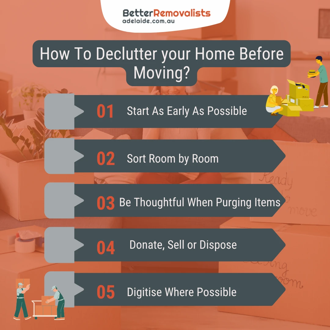 How to Declutter your Home Before Moving?